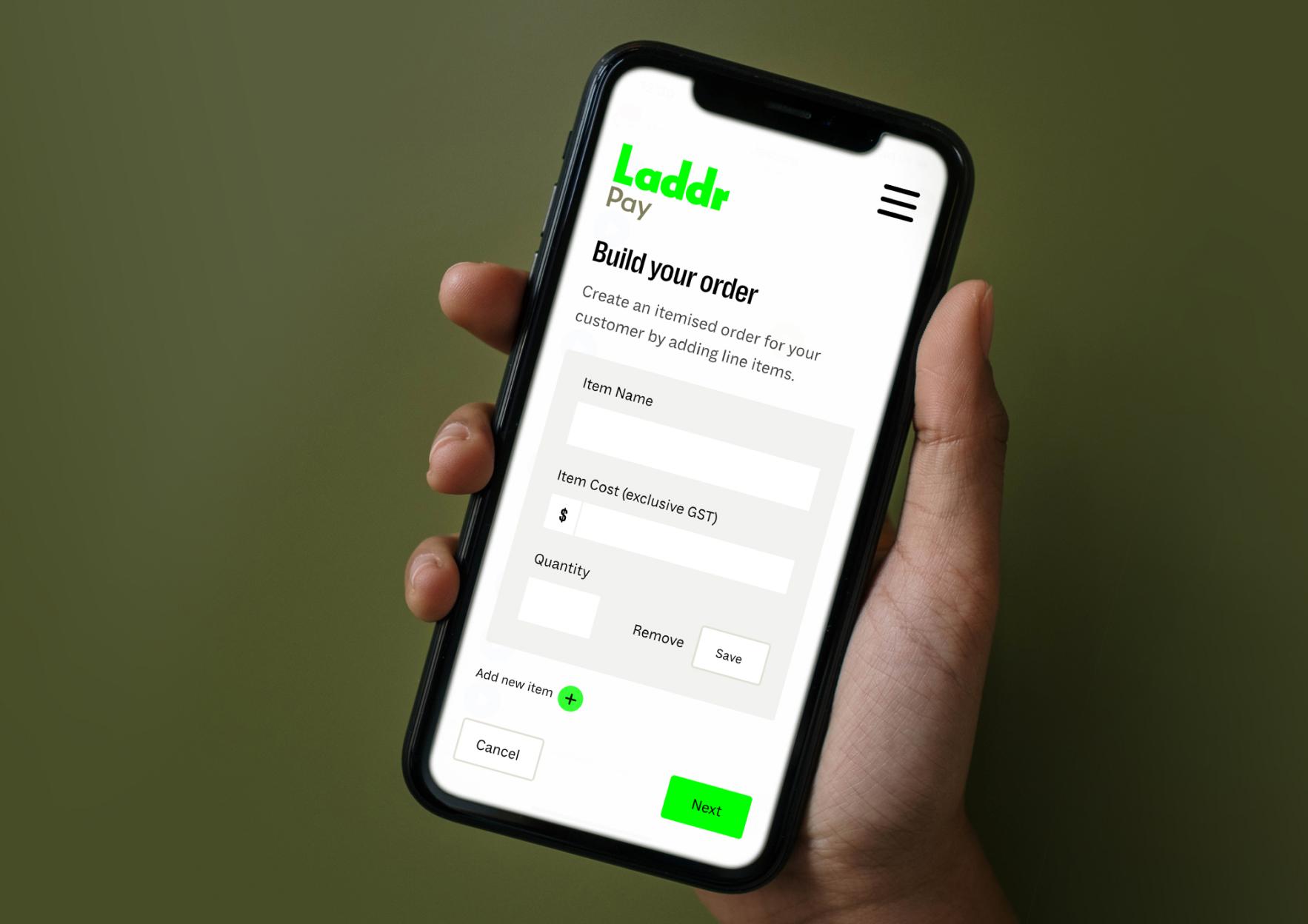 Laddr Pay Page Hero